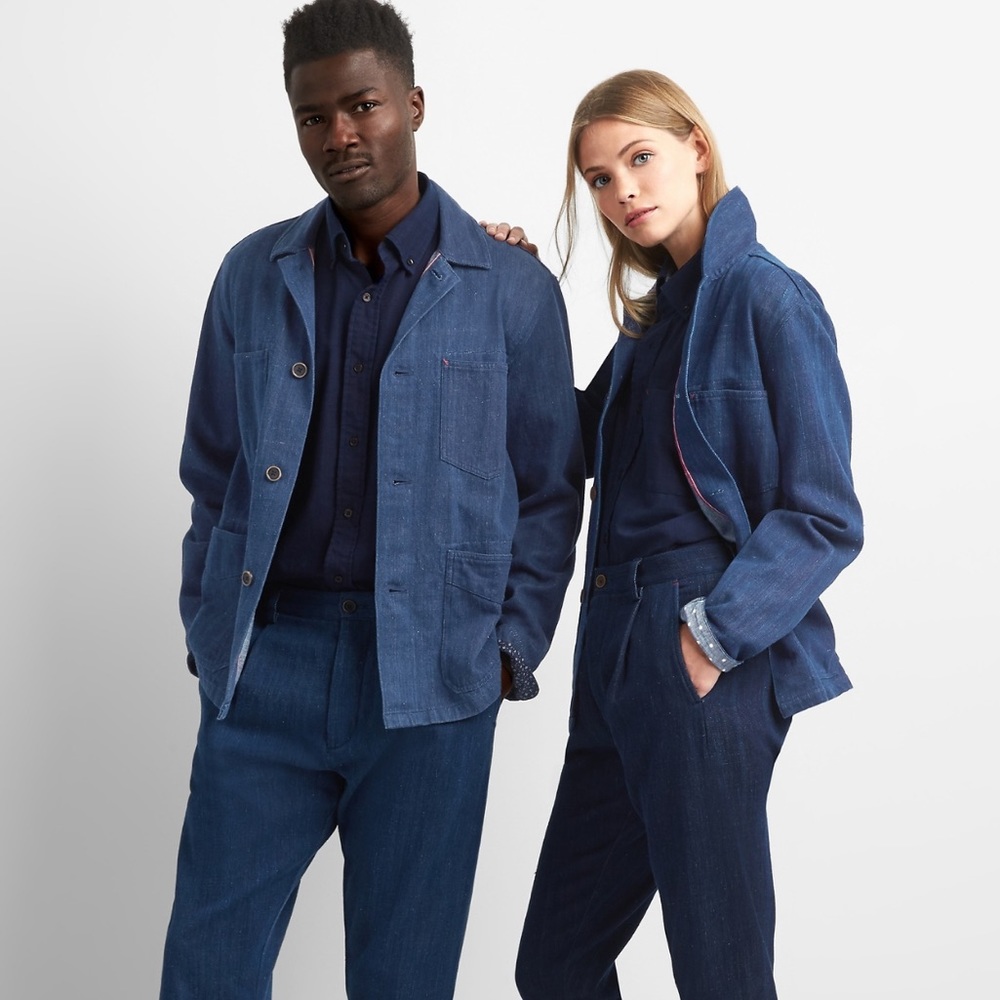 Gap Khadi Denim Kelvedge Unisex Jacket